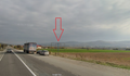 Panou publicitar outdoor pe drum național, zonă deschisă cu trafic auto, județul Bistrița-Năsăud